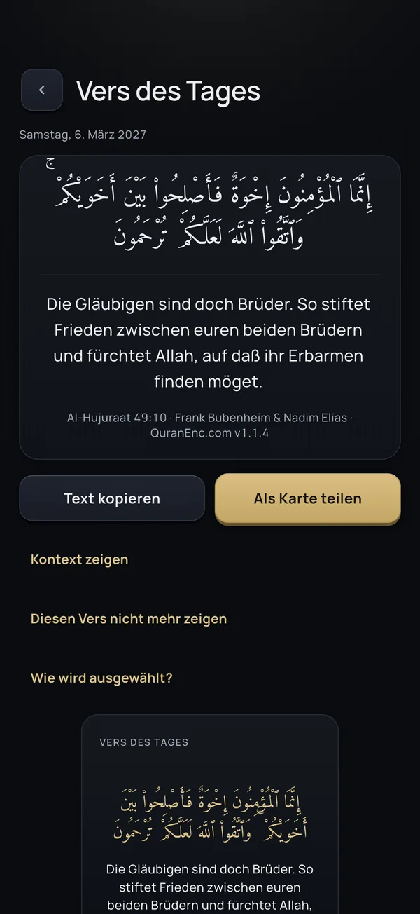 Vers des Tages